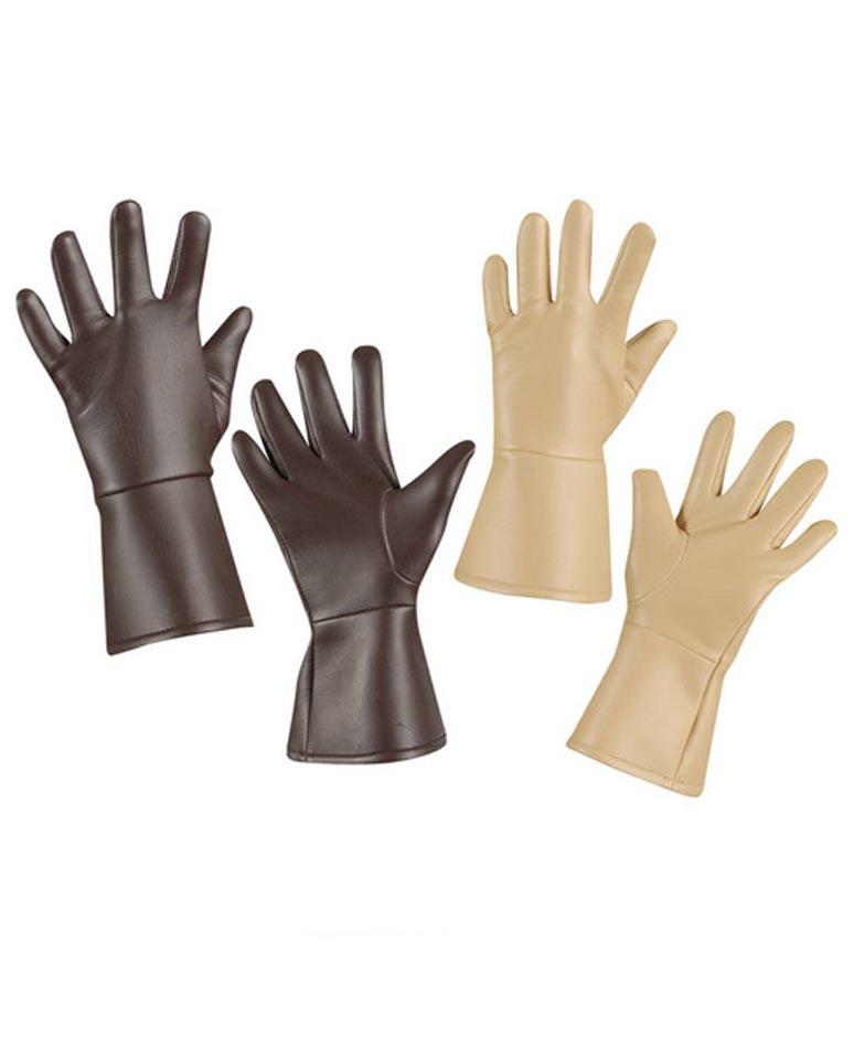 Adult Gloves - Leatherlook Cowboy Gloves by Widmann 8536 available here at Karnival Costumes online party shop