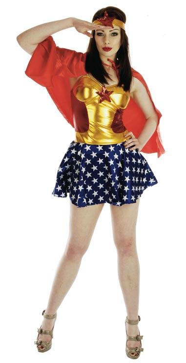 Miss Stars and Stripes Superhero Costume