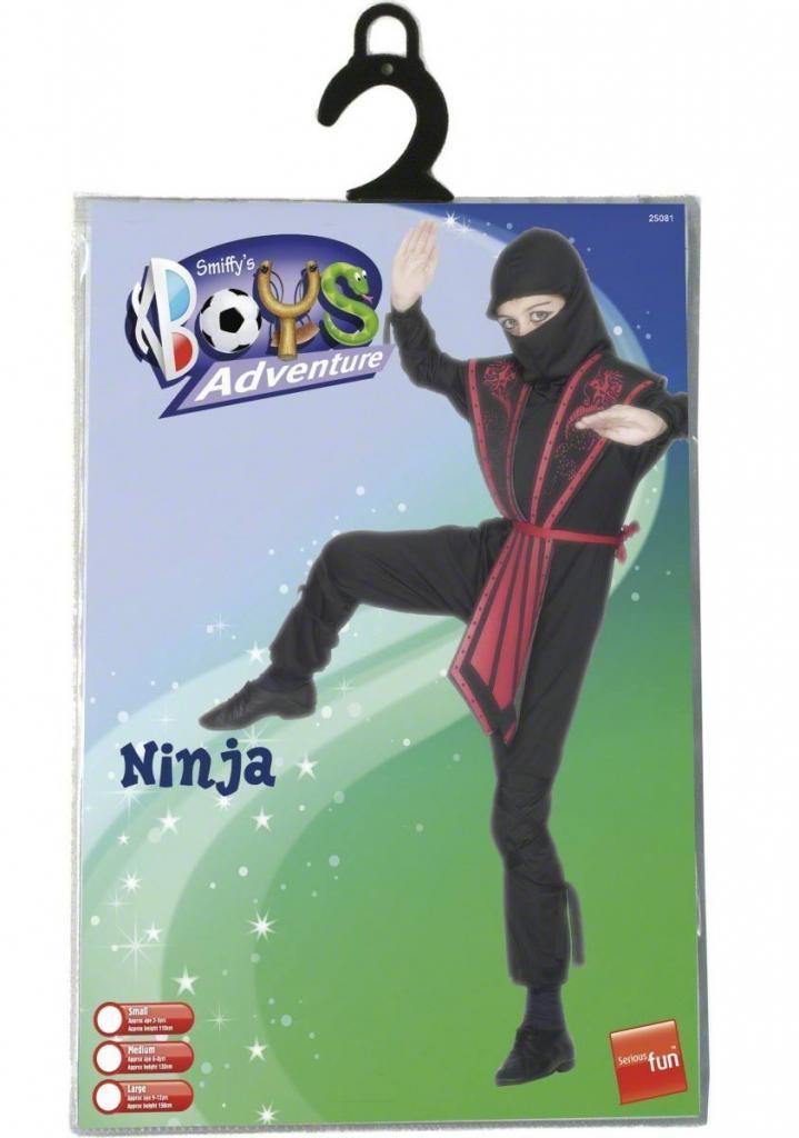 Red Ninja Costume - Childrens Costumes - Packaging