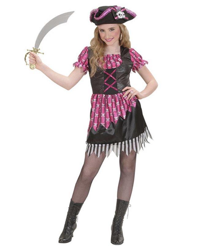 Fancy Buccaneer Girls Pirate Costume