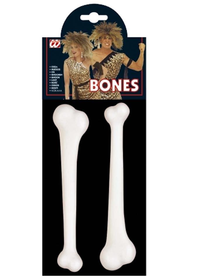 For Stoneage Costumes or Hospital Themed parties a pair of 23cm long white bones from Karnival Costumes
