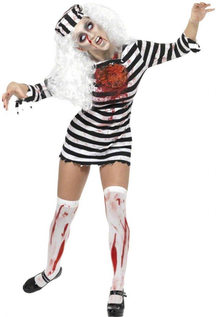 Zombie Convict Costume - Adult Halloween Costumes