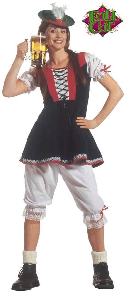 Bavarian Girl Costume - Plus Size Oktoberfest Fancy Dress from a collection of themed outfits, accessories and party goods at Karnival Costumes