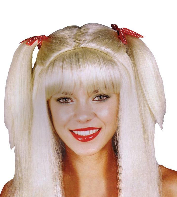 School Girl Blonde Wig by Bristol Novelties BW599 from a large collection of School Costume Wigs  available here at Karnival Costumes online party shop