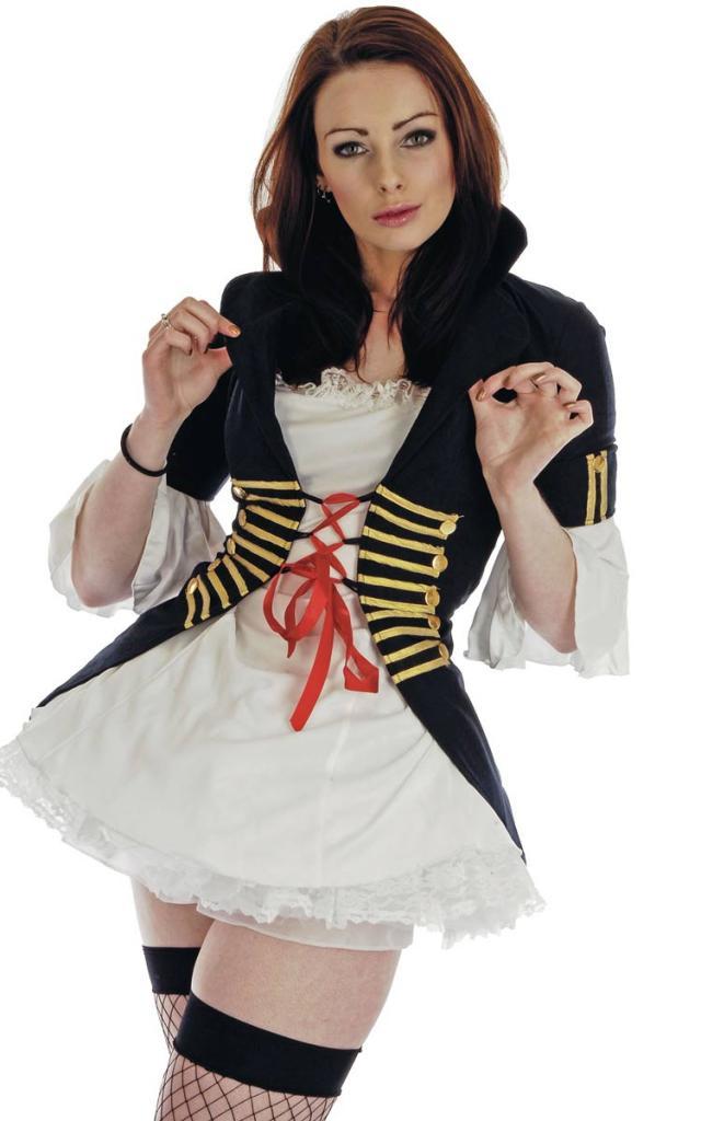 Fun Shack Adult Buccaneer Pirate Girl Costume - Small