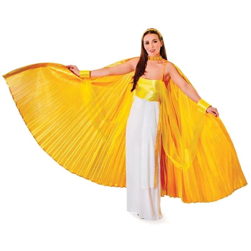Super Wide Golden Winged Cape by Bristol Novelties BA679 from the massive selection of wings at Karnival Costumes your fancy dress specialists