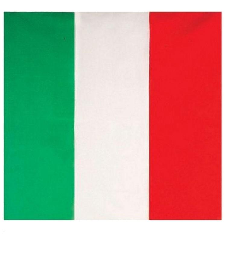 Italy Bandana Scarf by Widmann 1033I available here at Karnival Costumes online party shop