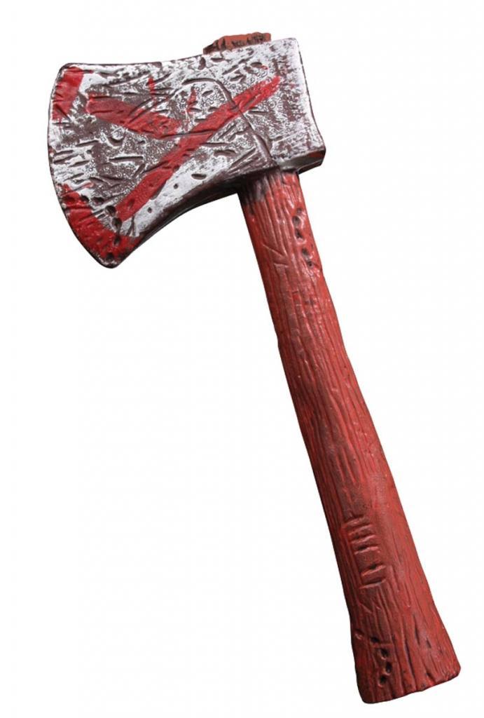 Bloody Zombie Hunter Hand Axe from a collection of costume props at Karnival Costumes