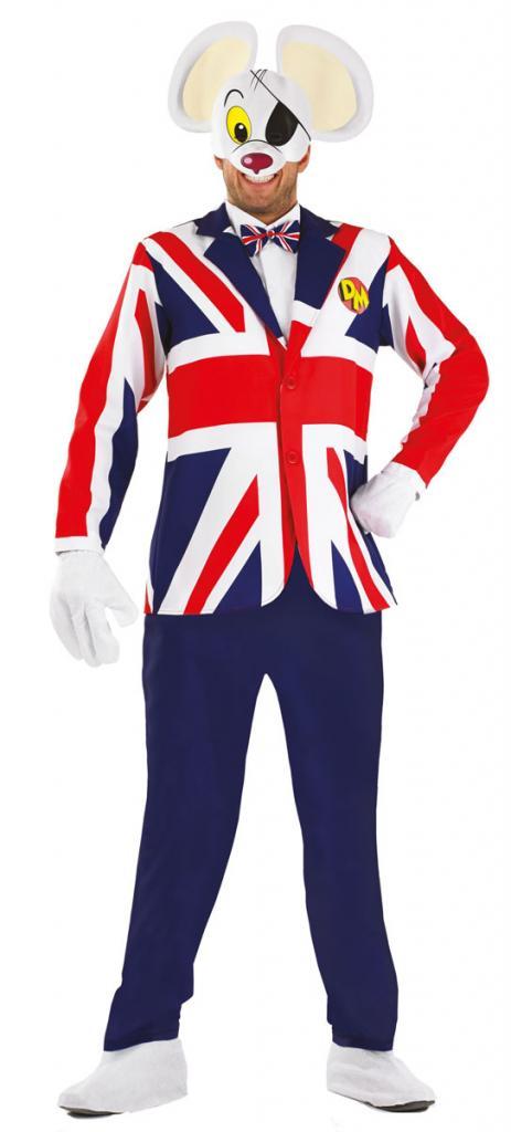 Dangermouse costume for adult by Fun Shack 3638 available here at Karnival Costumes online party shop