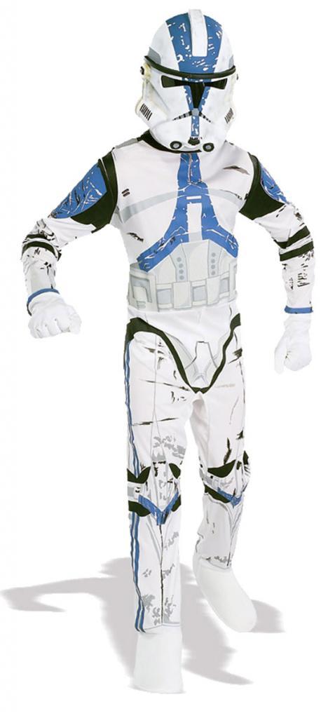 Star Wars Clone Trooper Fancy Dress Costume for Children from Karnival Costumes
