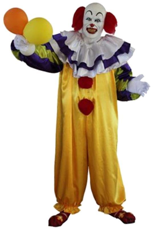 IT Clown Pennywise Fancy Dress Costume for Adults from Karnival Costumes