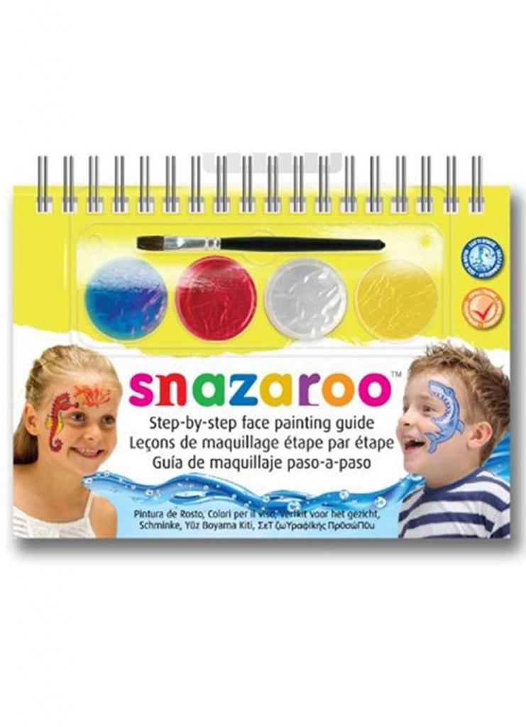 2-Step Sea Creatures Face Painting Set by Snazaroo 1196012 available here at Karnival Costumes online party shop
