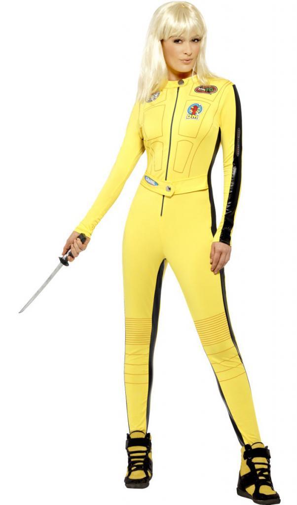 Kill Bill Vil I & II Adult Fancy Dress Costume by Smiffys 20500 available here at Karnival Costumes online party shop