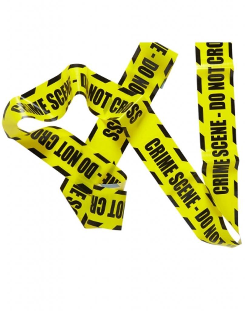 Crime Scene Barricade Tape by Widmann 51895 from Karnival Costumes
