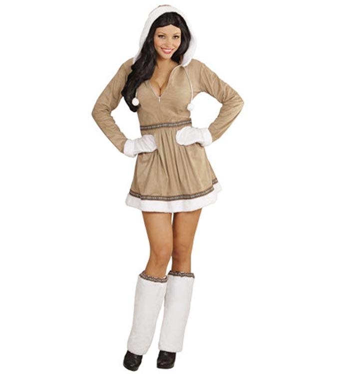 Eskimo Girl Fancy Dress Costume for Women by Widmann 0555 Available from Karnival Costumes