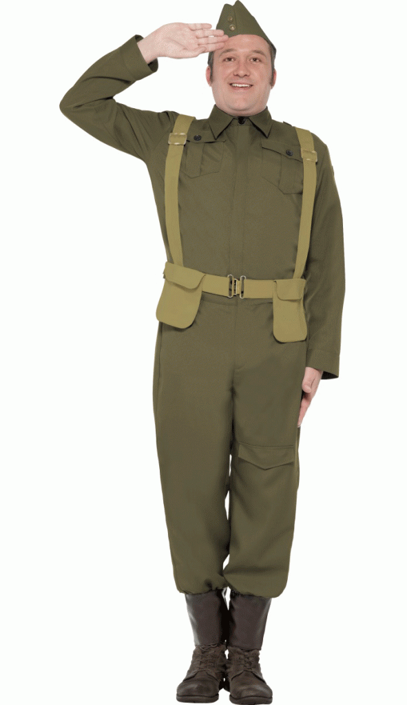 British Home Guard Private Fancy Dress Costume by Smiffy 22132 from Karnival Costumes