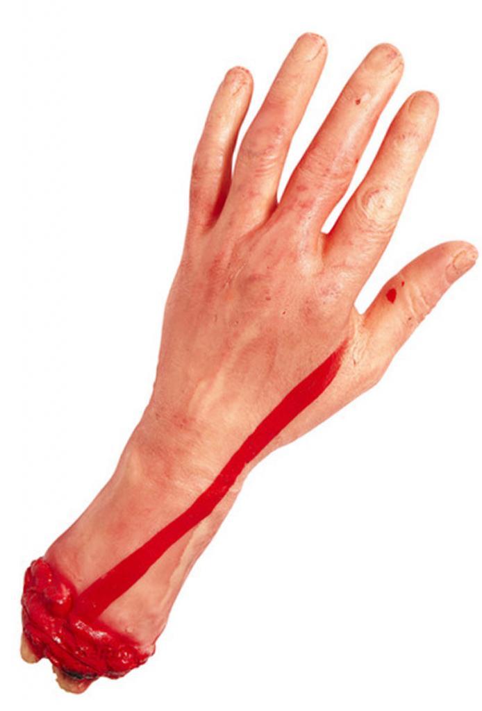 Human Size Severed Rubber Hand Halloween Prop by Widmann 81605 from Karnival Costumes
