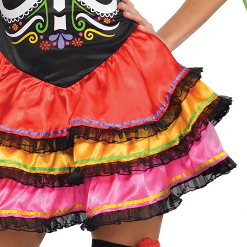 Beautiful Day of the Dead Senorita Costume 844642 available from Karnival Costumes
