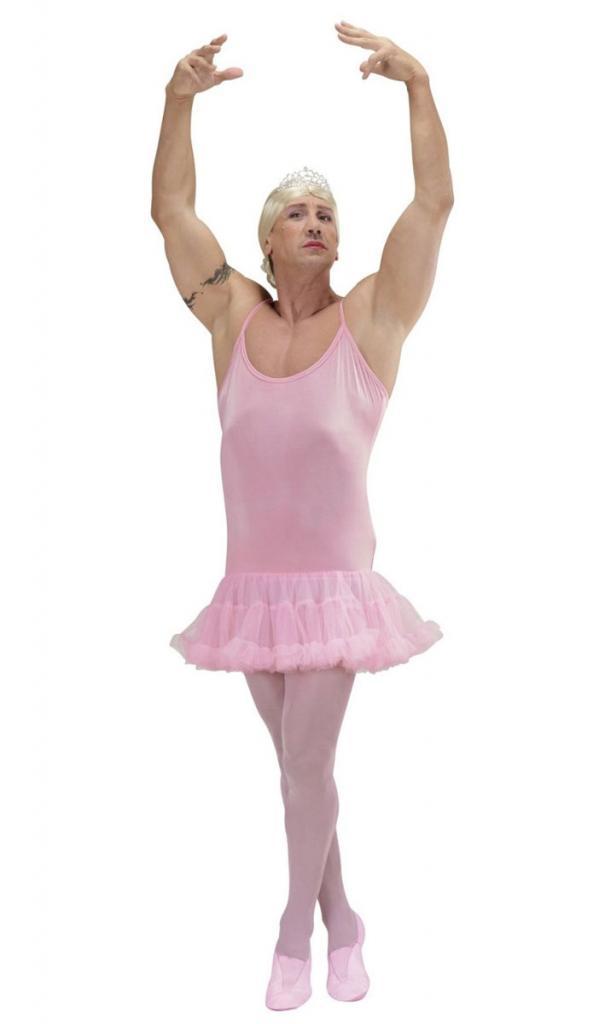 Mens Prima Ballerina Adult Fancy Dress Costume by Widmann 7644B and available from Karnival Costumes