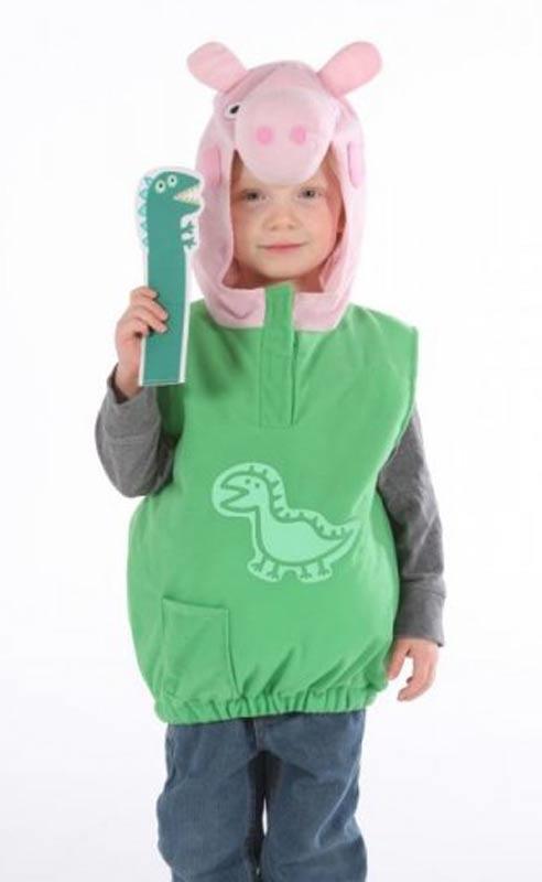 Peppa Pig George Dino Pig Fancy Dress by VMC 30505 available for toddlers 2-4yrs from Karnival Costumes