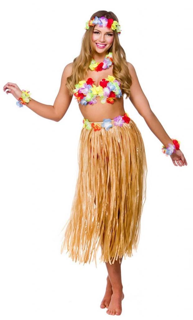 Hawaiian Party Girl Fancy Dress Costume by Wicked EF-2146 and Henbrandt U88265 available from Karnival Costumes online party shop