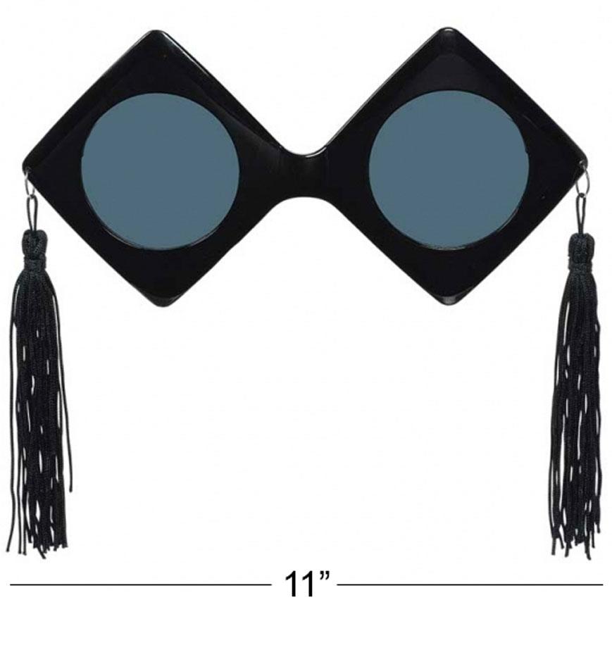 Giant Graduation Glasses with tassels by Amscan 250567 and available from Karnival Costumes online party shop