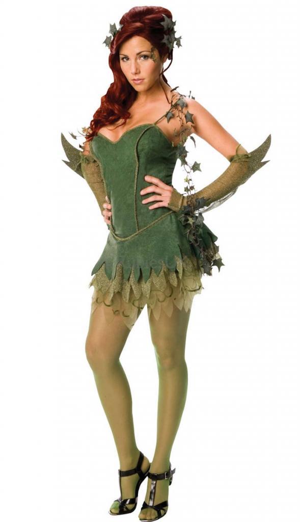 Poison Ivy Costume for Adults by Rubies 889103 available in sizes xs, sml and med from Karnival Costumes