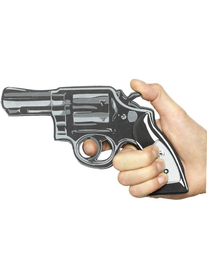 EVA foam cartoon handgun or pistol, perfect for light-hearted film costumes. By Smiffy 46978 it's available here at Karnival Costumes online party shop