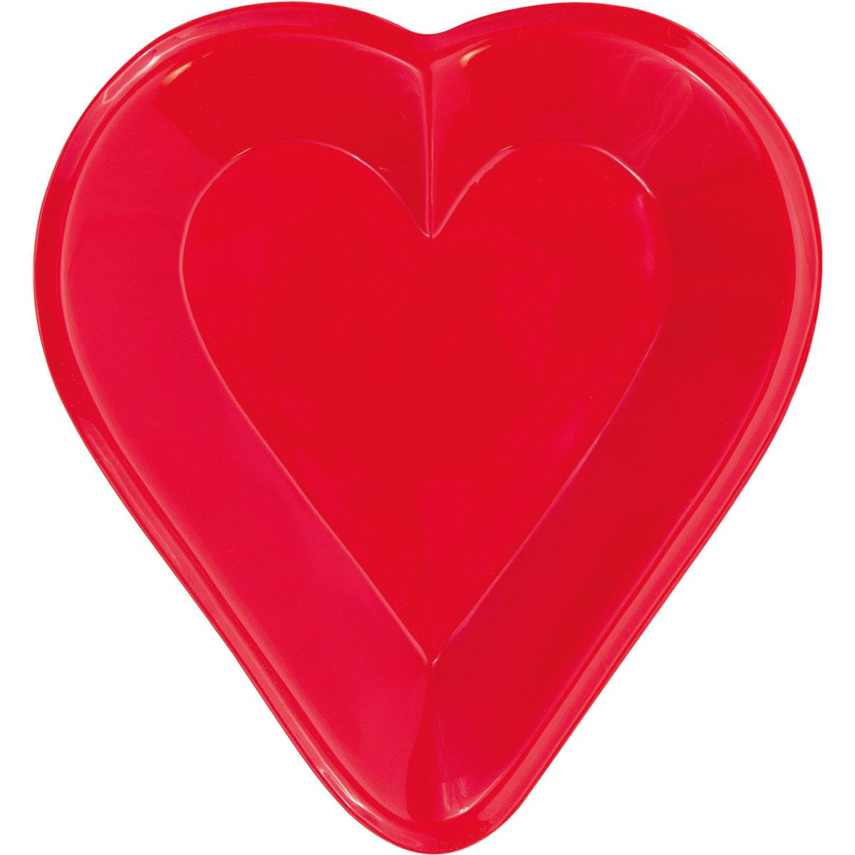 Card Suit Mini Serving Tray by Creative Party 19189 Hearts (Style C) available here at Karnival Costumes online party shop