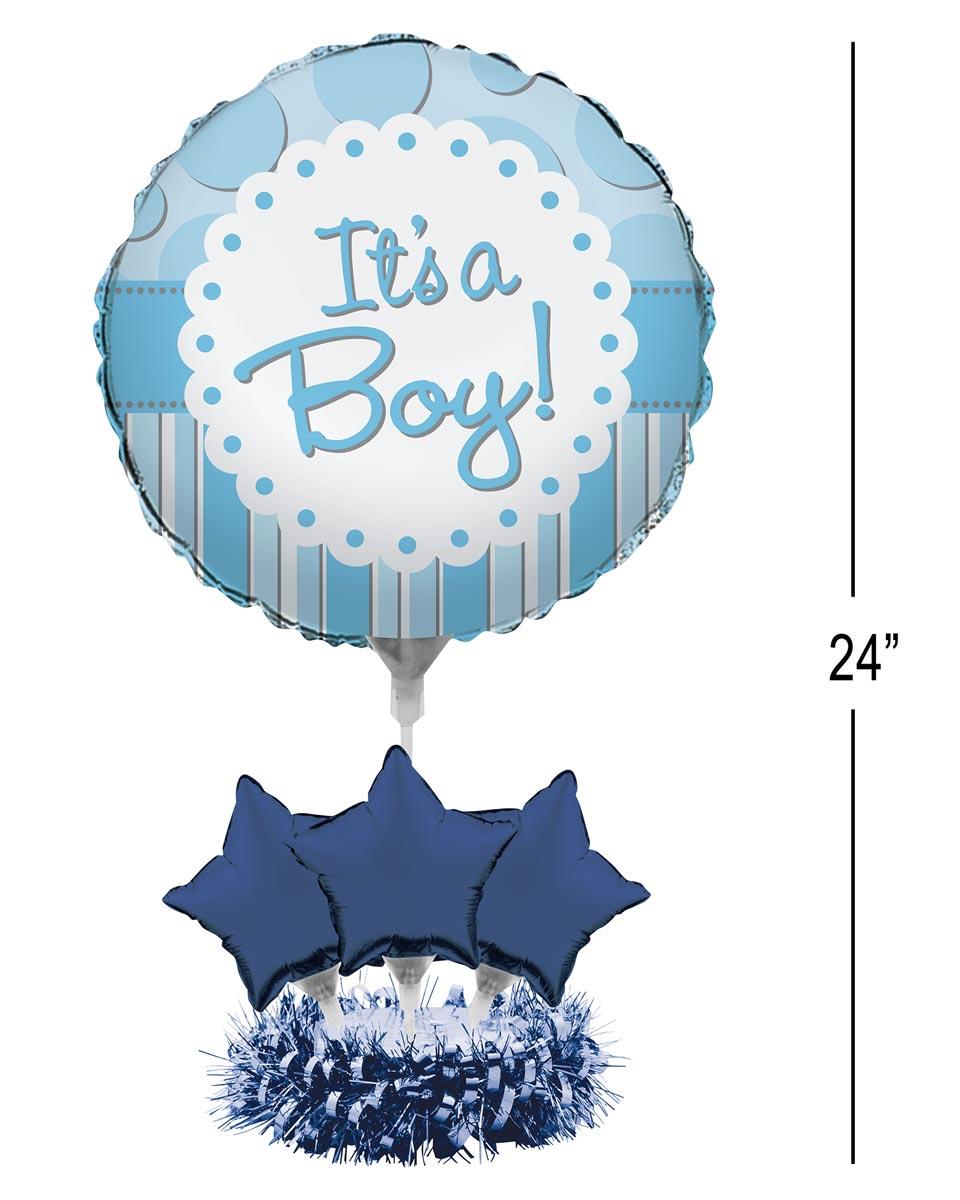 It's a Boy Balloon Centrepiece DIY Kit by Creative Party 268805 available in the UK here at Karnival Costumes online party shop