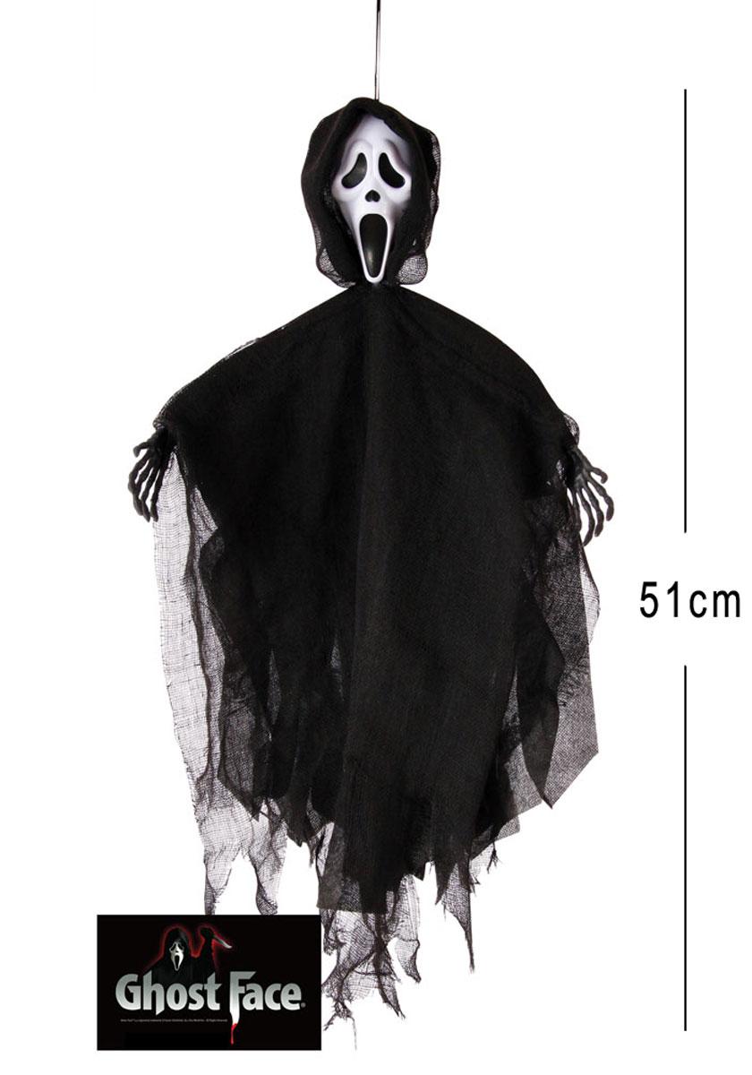 Hanging Horror Light Up Scream Ghost Face by Fun World and available in the UK here at Karnival Costumes online Halloween party shop