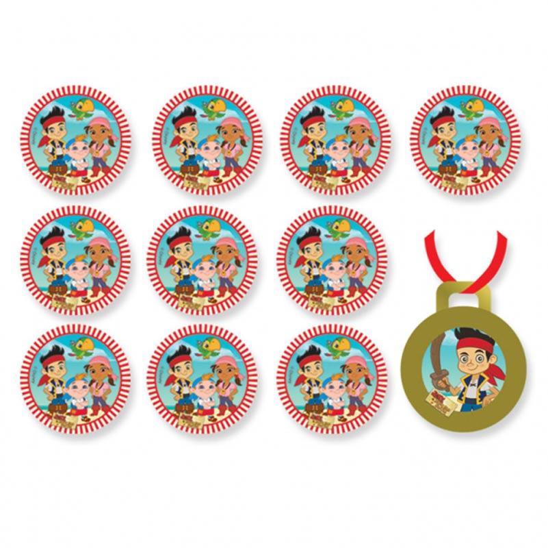 Children's party Jake & Neverland Pirate Treasure Hunt Game  by Amscan 996854 available here at Karnival Costumes online party shop