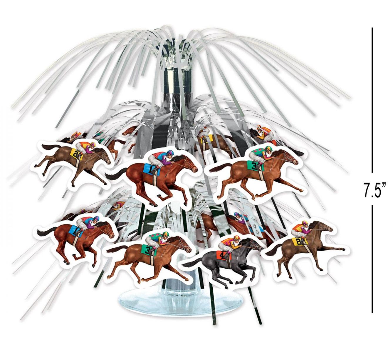 Horse Racing Cascade Centerpiece by Beistle 59950 available here at Karnival Costmes online party shop