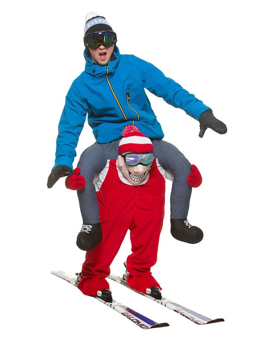 Carry Me Skier Costume for Adults by Wicked MA8718 available here at Karnival Costumes online party shop