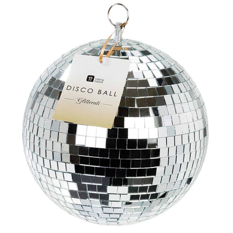 Glitterati Disco Ball - 20cm by Talking Tables GLIT-DISCOBALL available here at Karnival Costumes online party shop