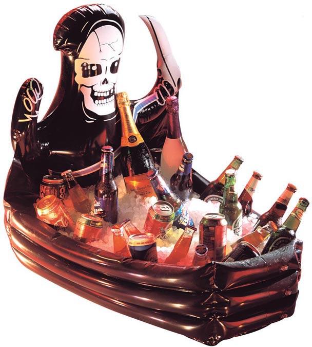 Halloween Inflatable Tomb Drinks Cooler by Widmann 2388B available here at Karnival Costumes online Halloween party shop