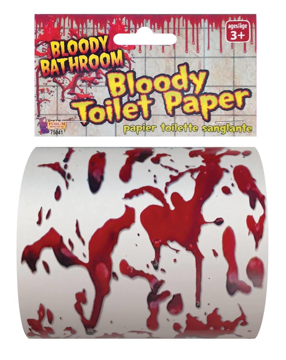 Toilet Paper Bloody Halloween Decoration by Forum Novelties 75041 available here at Karnival Costumes online Halloween party shop