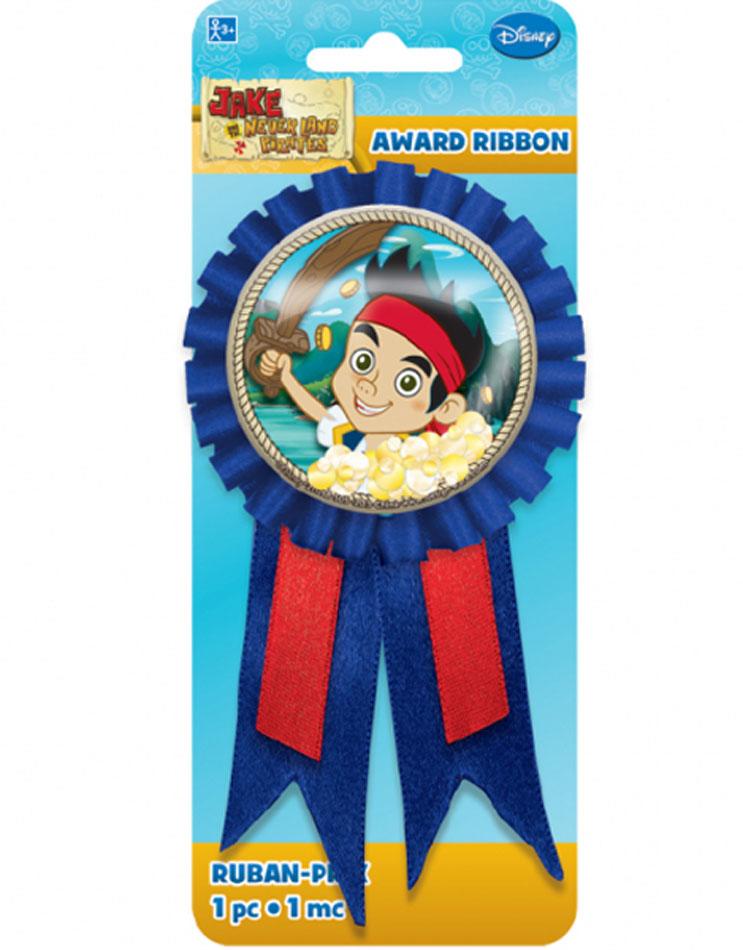 Jake & the Neverland Pirates Award Ribbon by Amscan 997369 and fully licensed by Disney available here at Karnival Costumes online party shop