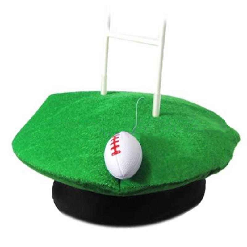 Rugby Hat with Goal Posts and Ball by Creative Collection H7815 available here at Karnival Costumes online party shop