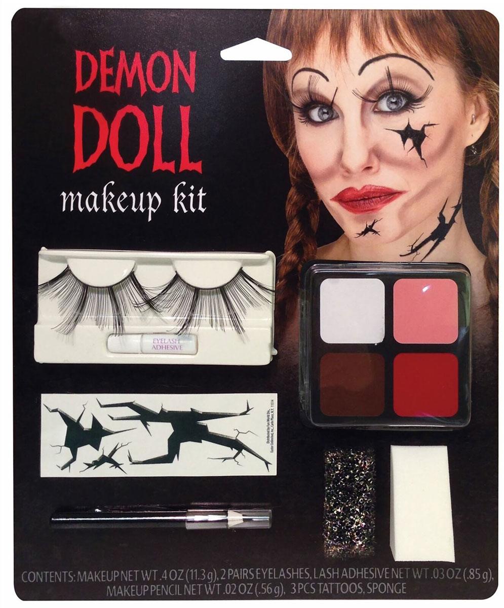 Demon Doll Makeup Kit for Females by Fun-World 5638AD available here at Karnival Costumes online Halloween party shop