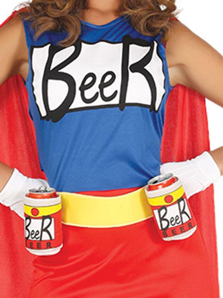 Beer Woman Superhero Costume by Guirca 88192 available here at Karnival Costumes online party shop