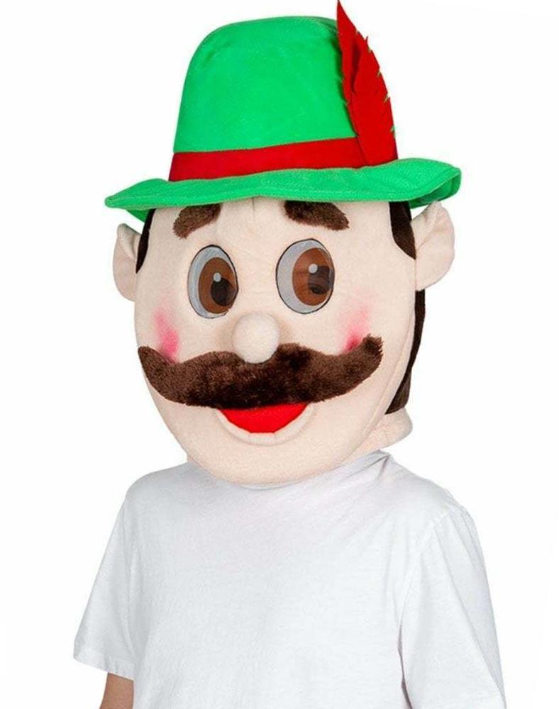 Bavarian Guy Mascot Size Head by Wicked MH-1505 MH1505 available here at Karnival Costumes online party shop