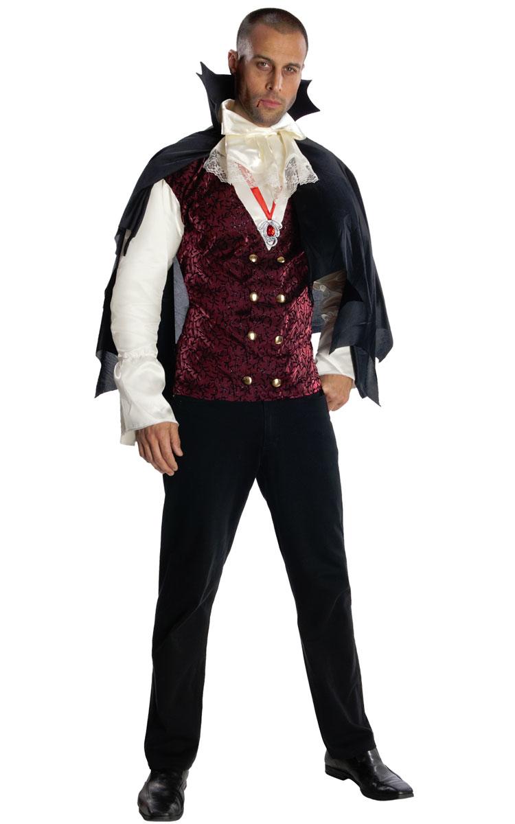 Deluxe Dracula Costume for adults by Rubies 880577 available here at Karnival Costumes online Halloween party shop
