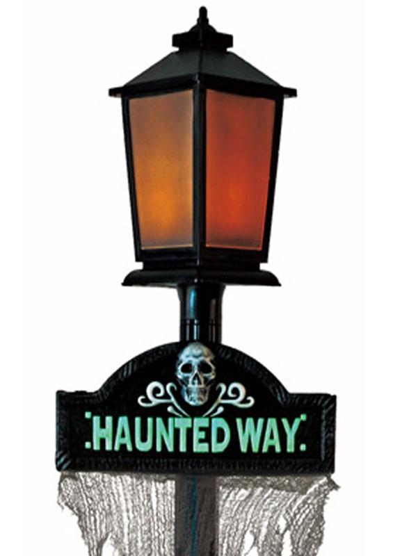 Halloween Lamp Post 1.8m tall B/O Light & Sound 6304 available in the UK here at Karnival Costumes online party shop