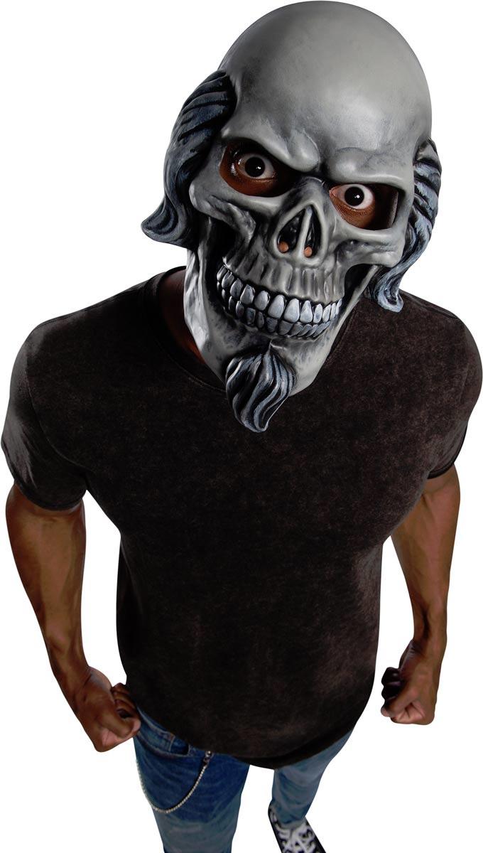 Masque Halloween Clown Terrifiant Adulte - Cheveux Rouges, Dents Tordues - Taille Unique - Bristol Novelty