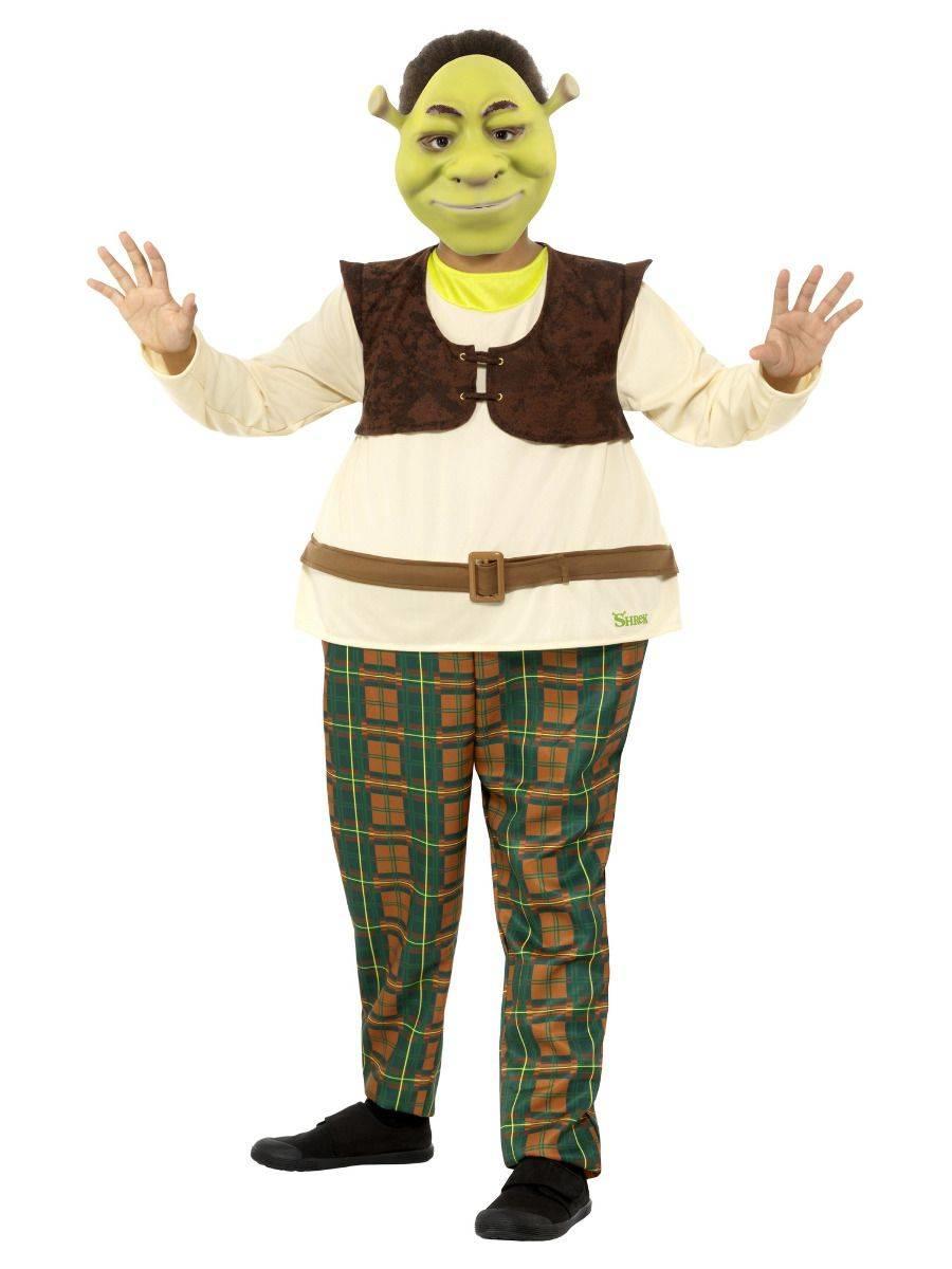 Children's fully licensed Shrek the Ogre fancy dress costume by Smiffys 41512 available here at Karnival Costumes online party shop