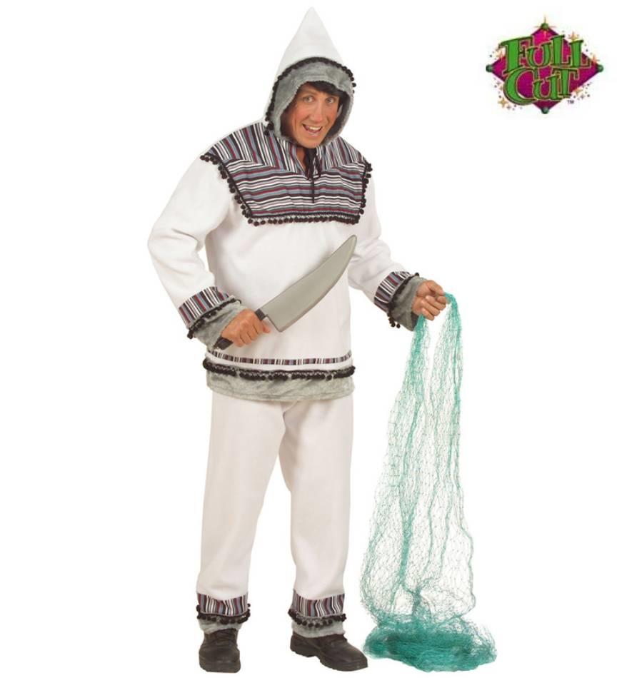 XL Full Cut Eskimo costume for men by Widmann 5715A available here at Karnival Costumes online party shop