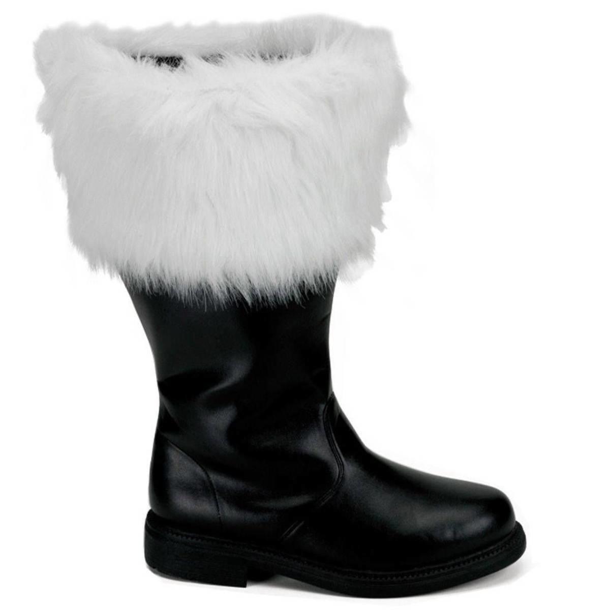 Deluxe Santa Boots. Wide Cuff Father Christmas Boots by Funtasma TA-106WC from a collection of footwear at Karnival Costumes your Christmas specialists