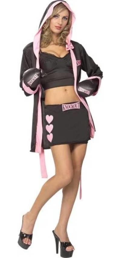 Secret Wishes Boxer Babe Fancy Dress Costume by Rubies 888130 available here at Karnival Costumes online party shop