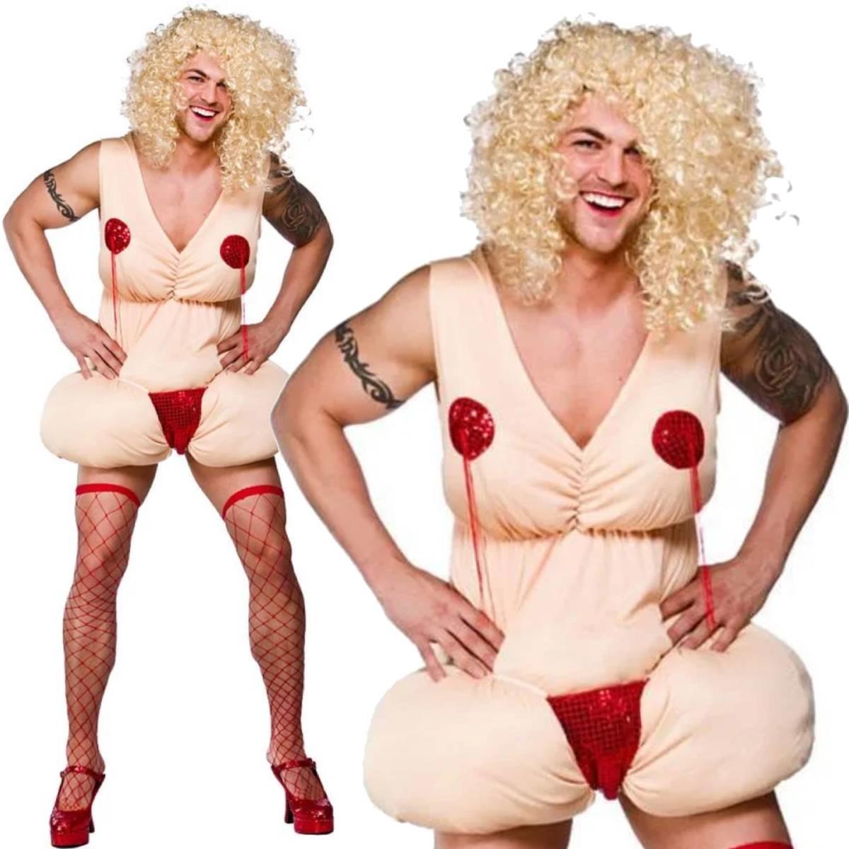 Burlesque Betty Adult Fancy Dress Costume FN-8608 from a collection of funny costumes available here at Karnival Costumes online party shop